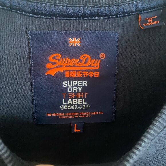 SUPERDRY T Shirt with Front and Back Print Size L - Picture 2 of 8